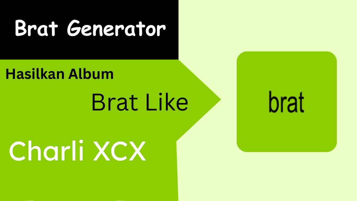 Brat Generator: Buat Seni Album ala Charli XCX Gratis dan Mudah Online
